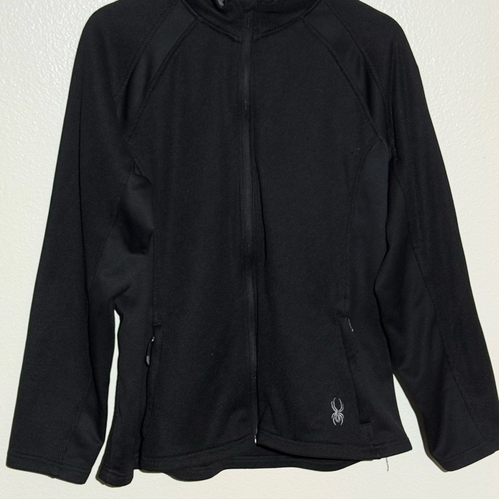 Classic/VTG Spyder Black Fleece Jacket